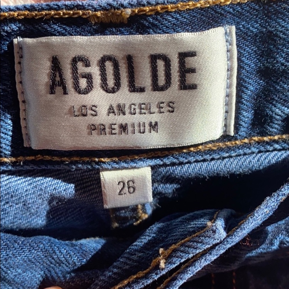 Agolde Riley Rise Straight Crop Jeans - Picture 9 of 10
